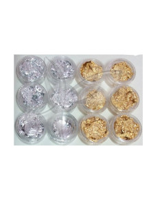 Pack Art nail Pratas 12uni.