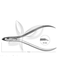 Alicate Cutículas Inox 3mm Ergo 10cm