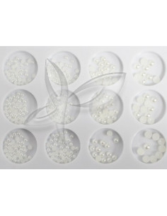 Pack Art nail Pérolas Noivas 4 tamanhos 